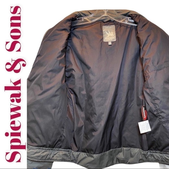 SPIEWAK & SONS Gray Quilted Primaloft Insulated Puffer Jacket, Size Medium - Picture 3 of 8